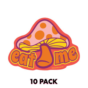 Eat Me Mushroom Vinyl Sticker - 10 Pack*