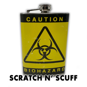 Scratch n' Scuff Biohazard Flask