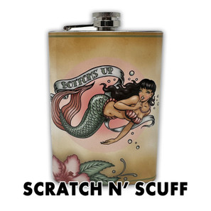 Scratch n' Scuff Bottom's Up Flask