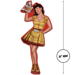 Bettie Page Bettie's Diner Plasma Metal Sign - Large