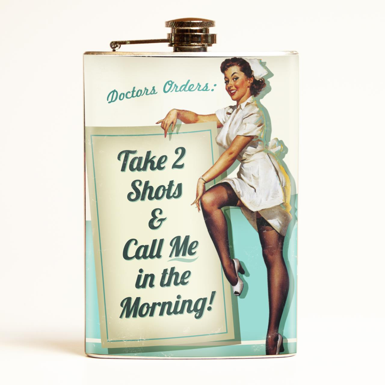 Take 2 Shots Flask -