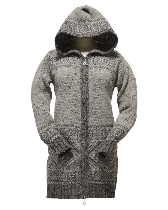 womens hooded coatigan