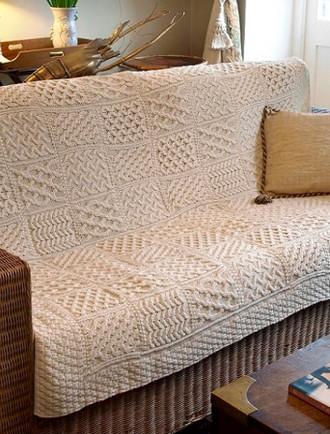 wool throws blanket cable