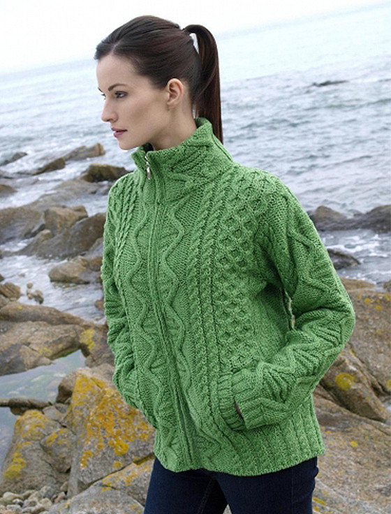 women's plus size irish sweaters