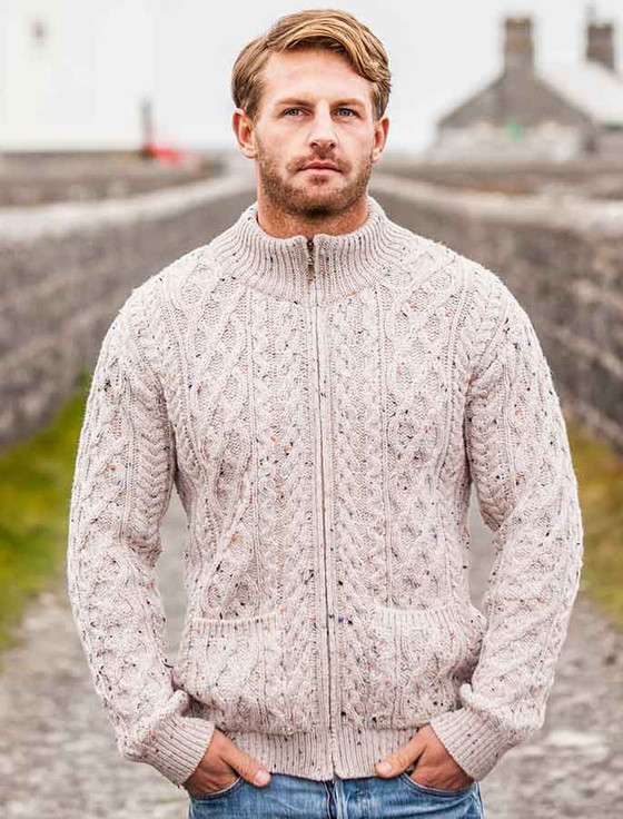 men's zipper cardigan sweaters