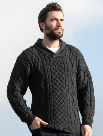 wool sweater with hood