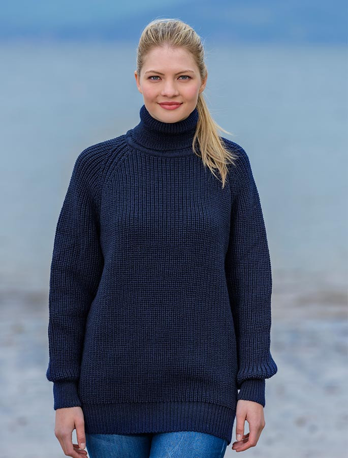 wool turtleneck sweater