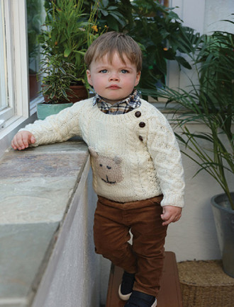 Baby Shepley Aran Hat With Ears | Aran Sweater Market