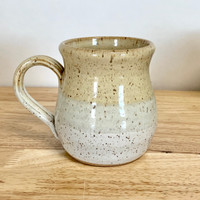 Handmade Pottery Mug Farmhouse Style Honey and Vanilla