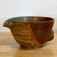   Handmade Pottery Mixing Bowl with Easy Pour Oasis Glaze