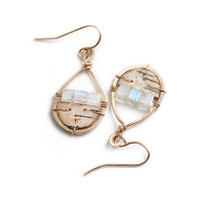 Tessoro Etruscan Collection Natural Birch Earrings