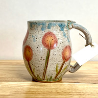   Handmade Pottery Mug Watercolor 
