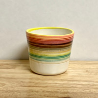 Handmade Ceramic Tumbler in Baja Colors