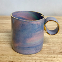 Handmade Ceramic Mug Rainbow