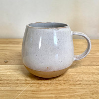 Handmade Ceramic Ball Mug. Lemon Sorbet 12 oz
