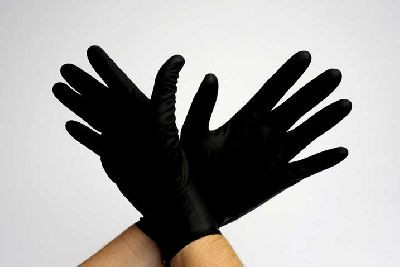 Black Latex Gloves