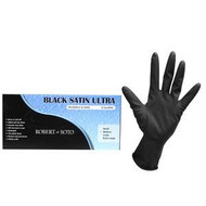 Robert De Soto Black Satin Ultra Gloves 10 Pack
