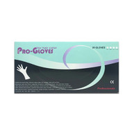 Pro Gloves Black Latex Reusable  20 Pack