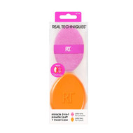 Real Techniques Miracle 2 In 1 Powder Puff + Travel Case