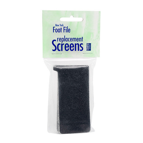 New York Foot File Replacement Screens - Course 20pk