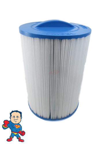 Filter 8 1/4" Tall x 6' Wide 1-1/2"SAE Threaded 40sqft Fits Front Load Filter Housings 