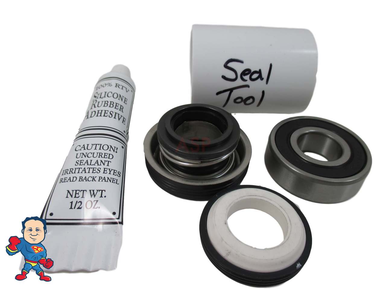 Seal WUA 200 300 400 Spa Hot Tub Pump Wet End Seal Bearing Kit fits