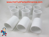 10X Hot Tub Spa 1 1/2" Slip X 1 1/2 Slip Coupler Plumbing PVC Fitting How To Video  