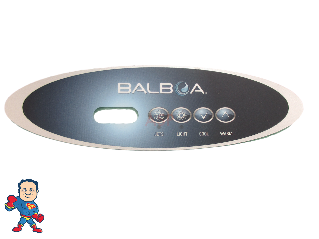 Overlay Balboa Topside 4 Buttons Spa Hot Tub Large Oval Mvp260 Jet Light Cool Warm