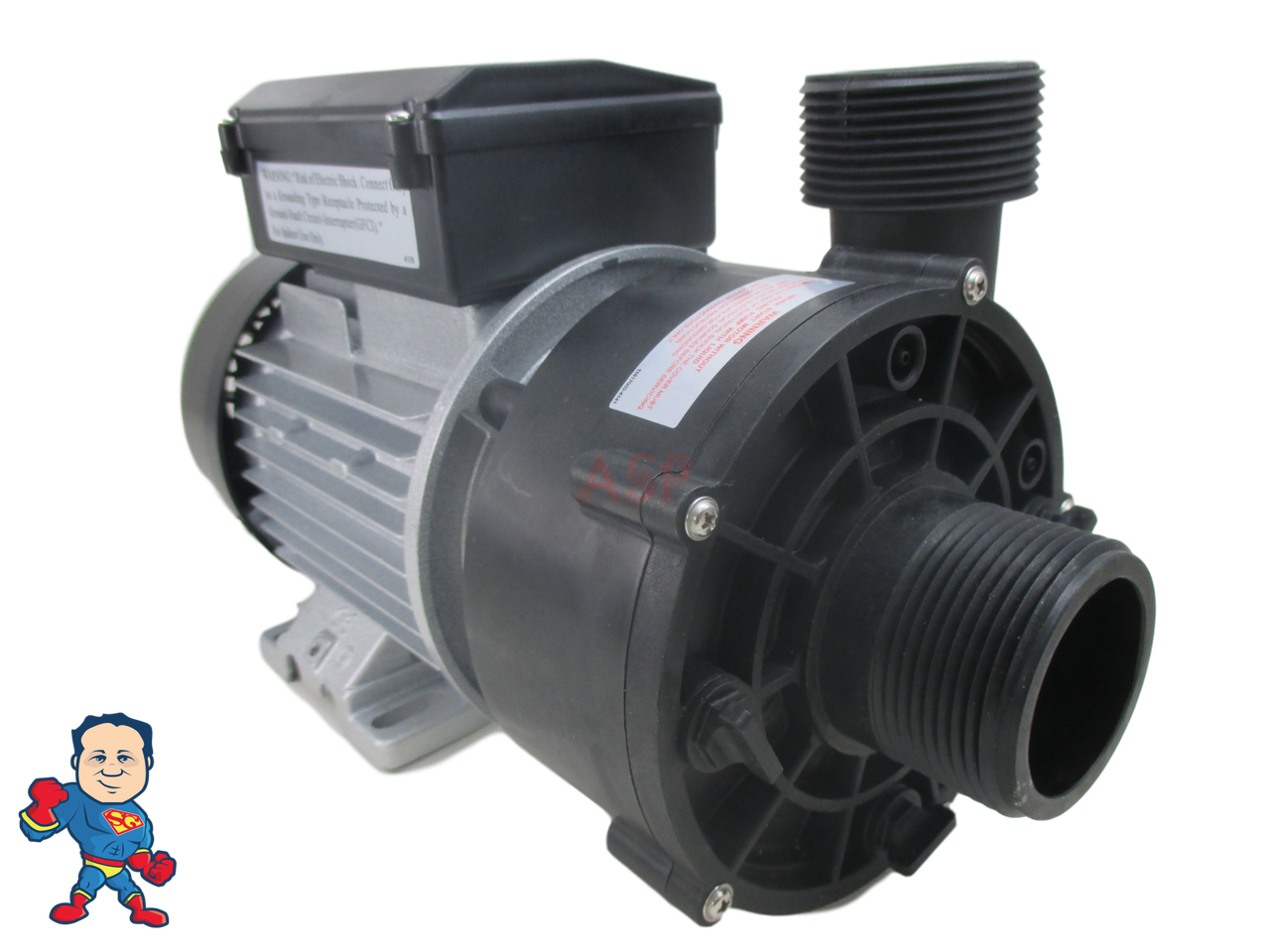 6500907 LX Circulation Pump WTC50M 230V 2006+ Jacuzzi® J400 Premium Sundance® 1 1/2" Side