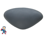 Spa Hot Tub Gray Tri-Curve Pillow (2) Tab Fits Some Infinity , Serenity, Waters Edge, Dr. Wellness & Others 
 9" wide x 6" Tall (2) Tabs that are about between 5 3/4" and 6" center to center