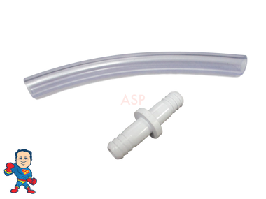Connection Kit,  3/8" Tubing, 1/2" OD,  6" length for Air Systems or Jet Body Air Connections