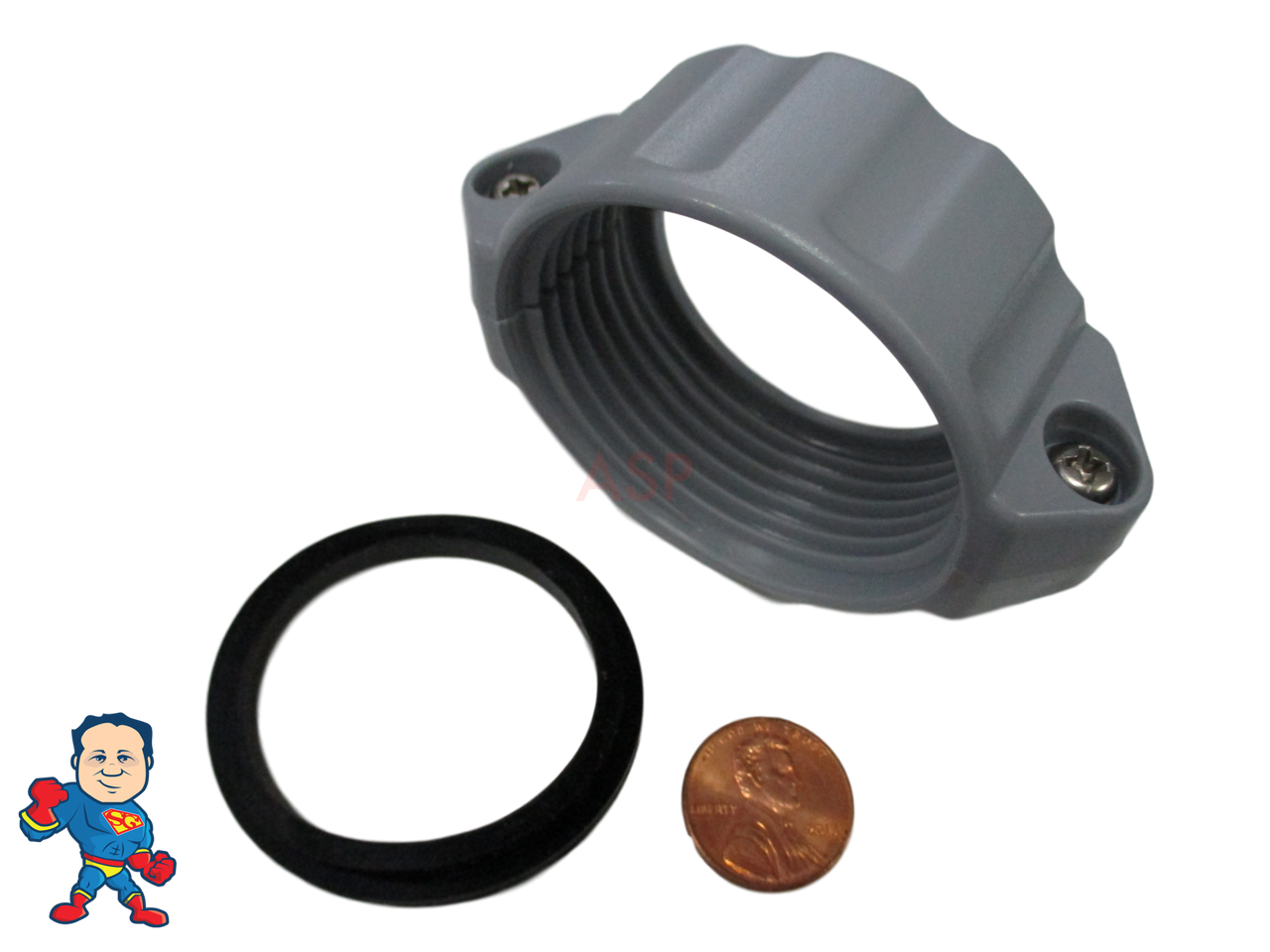 2" Thread Split Nut Kit for Water Union with Gasket Saluspa LayZSpa