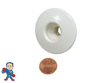 Bullet Jet Internal, Waterway, Ozone Cluster, 2" face diameter, Fixed, Smooth, White, 1" Hole Size