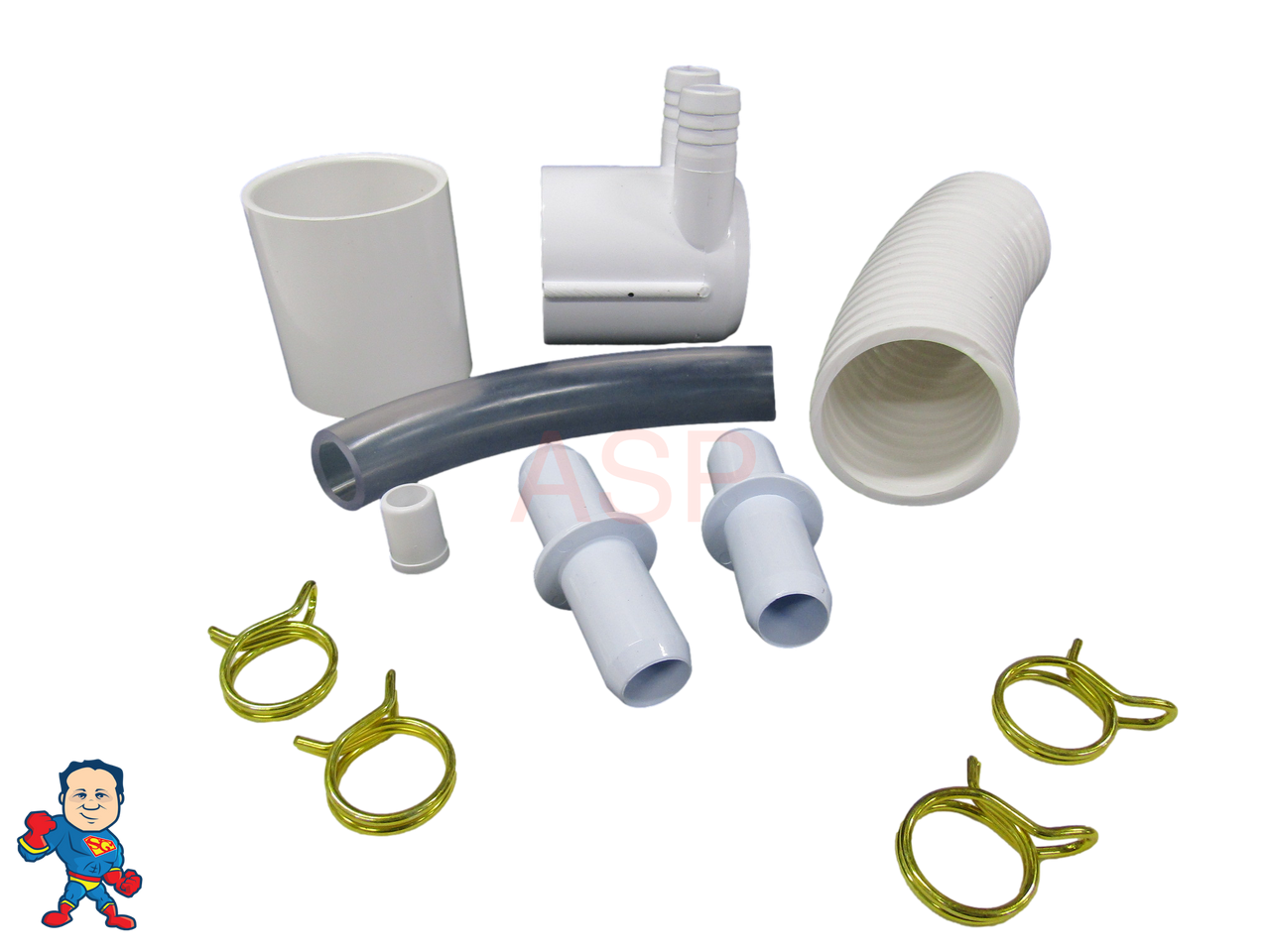 Manifold Hot Tub Spa 2" Dead End x 2" Slip x (2) 3/4" Coupler Kit Video