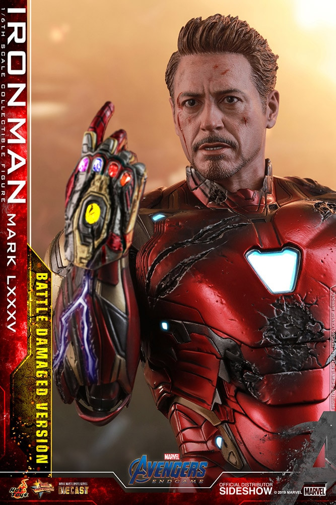 Iron Man Mark Lxxxv Battle Damaged Ver 1 6 Scale Figure Avengers Endgame Hot Toys Pre Order Hobbyholics