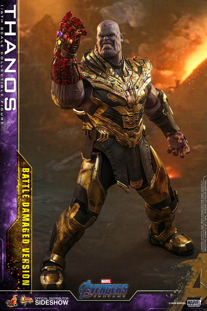 Thanos {Battle Damaged Ver.} 1/6 Scale Figure (Avengers: Endgame) [Hot Toys]  - Hobbyholics