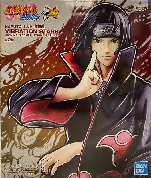 Banpresto Naruto Shippuden Vibration Stars – Figura Di Uchiha Itachi, PVC Da Collezione