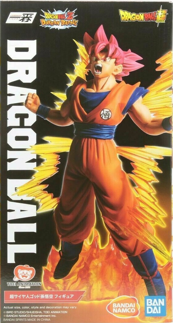Bandai Ichibansho Dragon Ball Super Super Sayan God Goku Action Figure  Orange