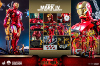 Iron Man Mark IV with Suit-Up Gantry 1/4 Scale Figure (Iron Man 2) [Hot Toys]