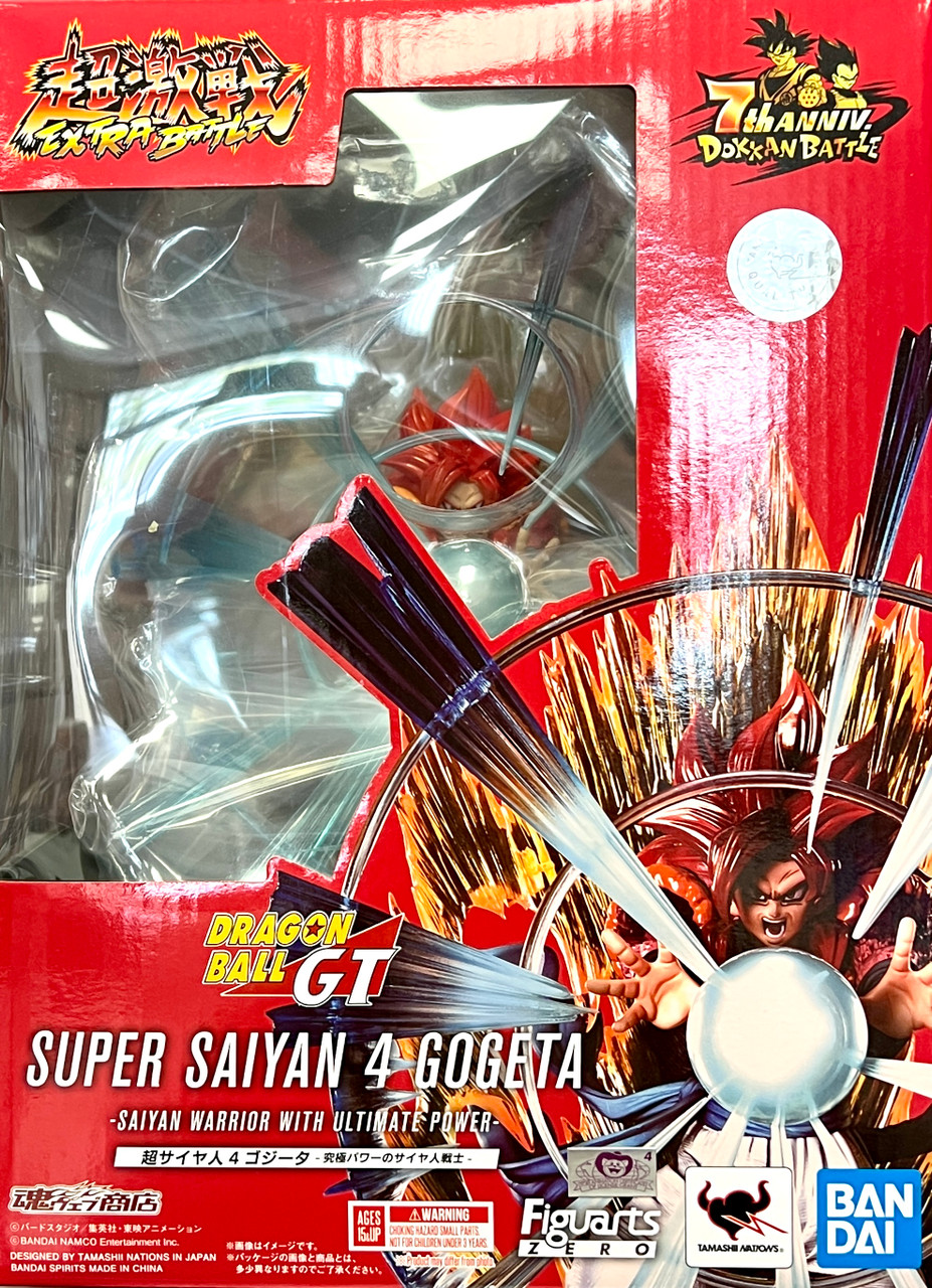Saiyan Warriors with Ultimate Power Super Saiyan 4 Gogeta