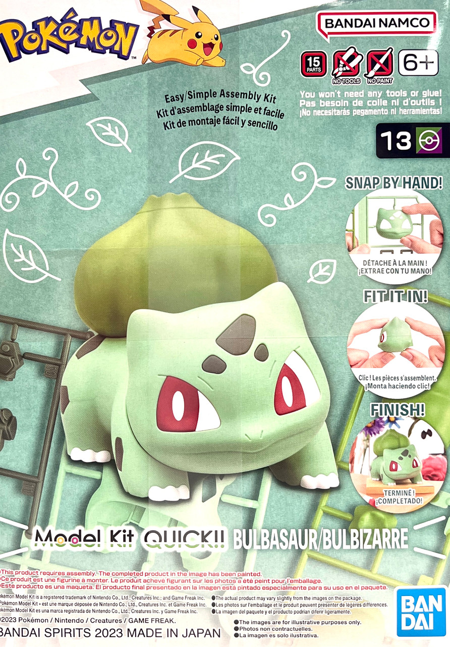 013 Bulbasaur (Pokémon Model Kit) Hobbyholics