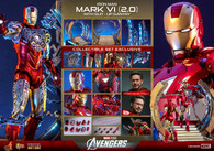 Iron Man Mark VI {2.0 Ver.} 1/6 Scale with Suit-Up Gantry [Hot Toys] **PRE-ORDER**