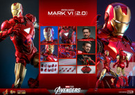 Iron Man Mark VI {2.0 Ver.} 1/6 Scale (Hot Toys) **PRE-ORDER**
