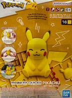 #016 Pikachu [Sitting Pose] (Pokémon Model Kit Quick!!)