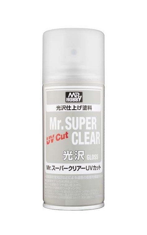 Gundam Gang] Mr. Hobby Super Clear Top Coat UV Cut Semi Gloss Flat B513  B514 B516