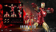 DLX Iron Man Mark 6 VI (Threezero)  **PRE-ORDER**