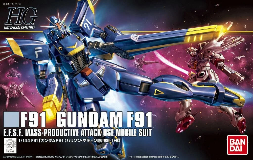 168 Gundam F91 {Harrison Martin Custom} (HGUC) - Hobbyholics
