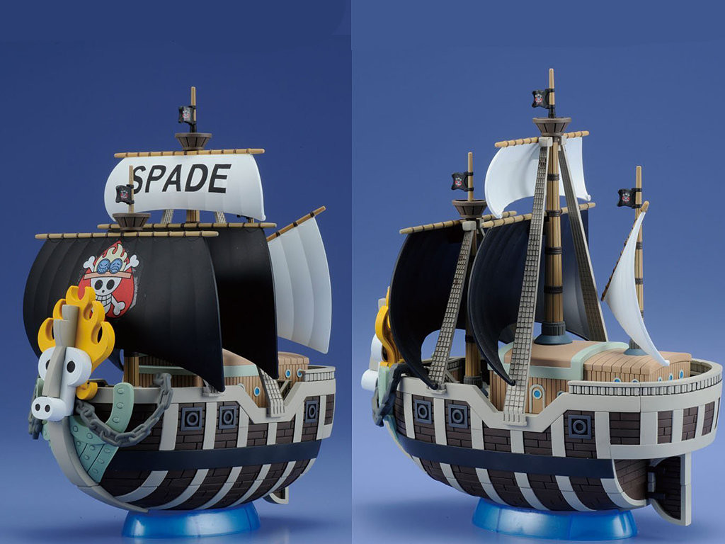 One Piece Grand Ship Collection: Spade Pirates Ship