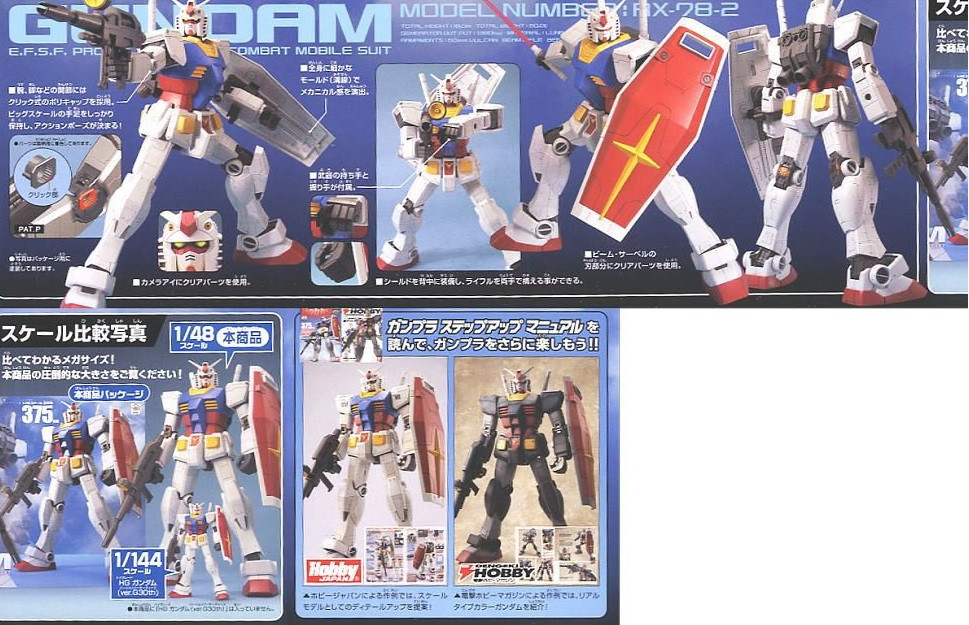 RX-78-2 Gundam Mega Size Model 1/48