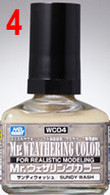 WC04 Sandy Wash (Mr. Weathering Color Paint)